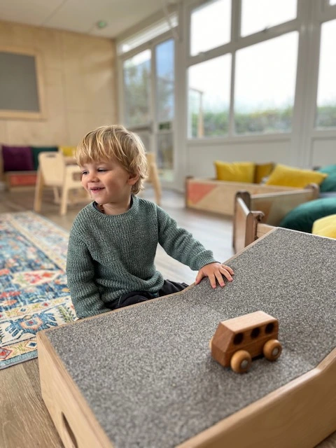 Image of a child playing.