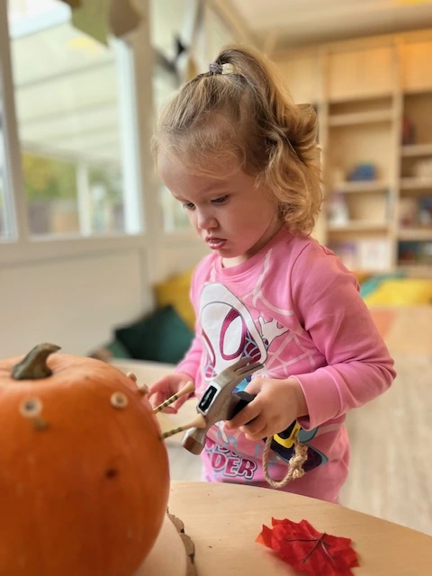 Image of a risky play.