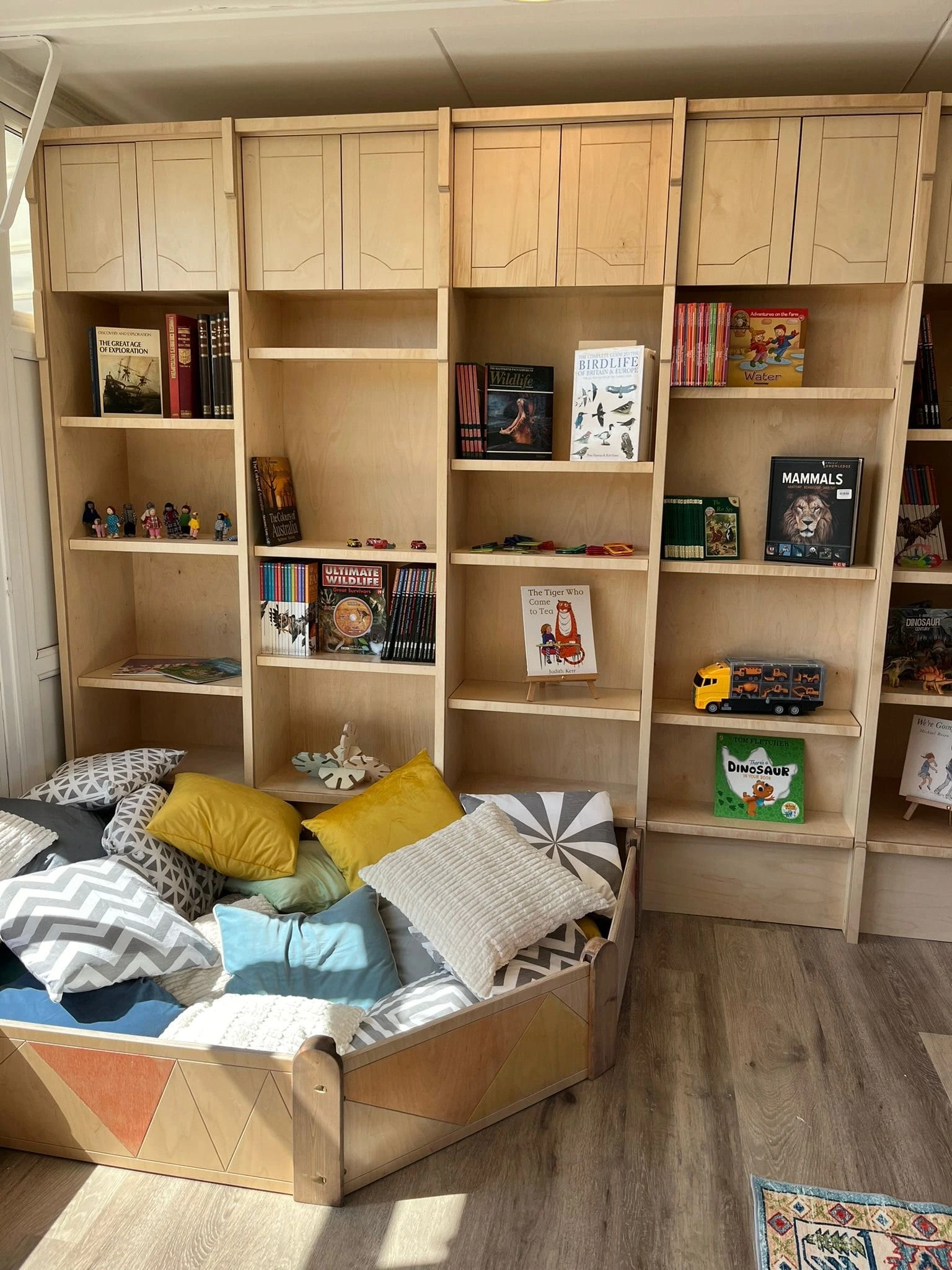 Image of mini morgas reading corner.