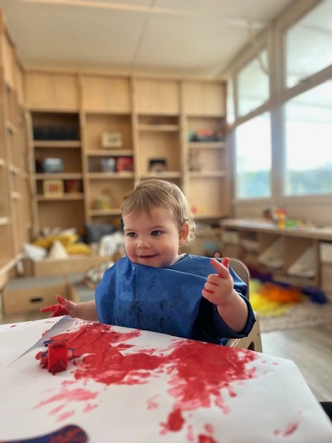 Image of a risky play.